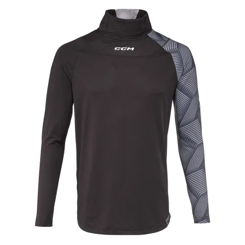 Tshirt CCM Neck Guard LS Top