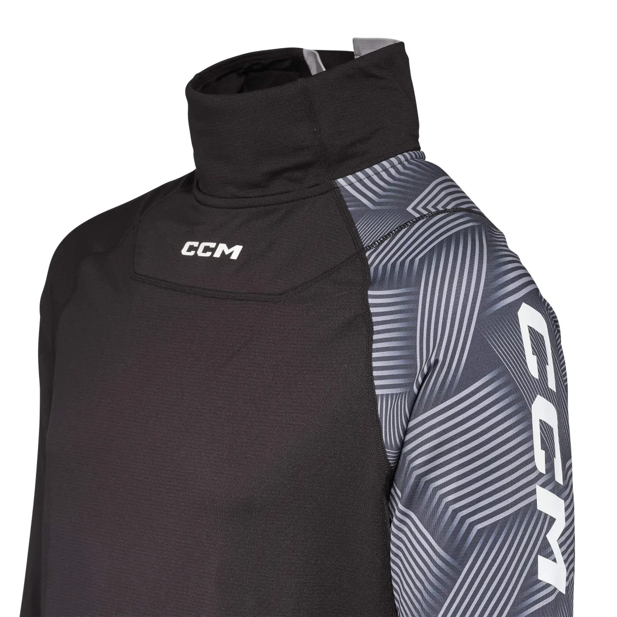 Tshirt CCM Neck Guard LS Top