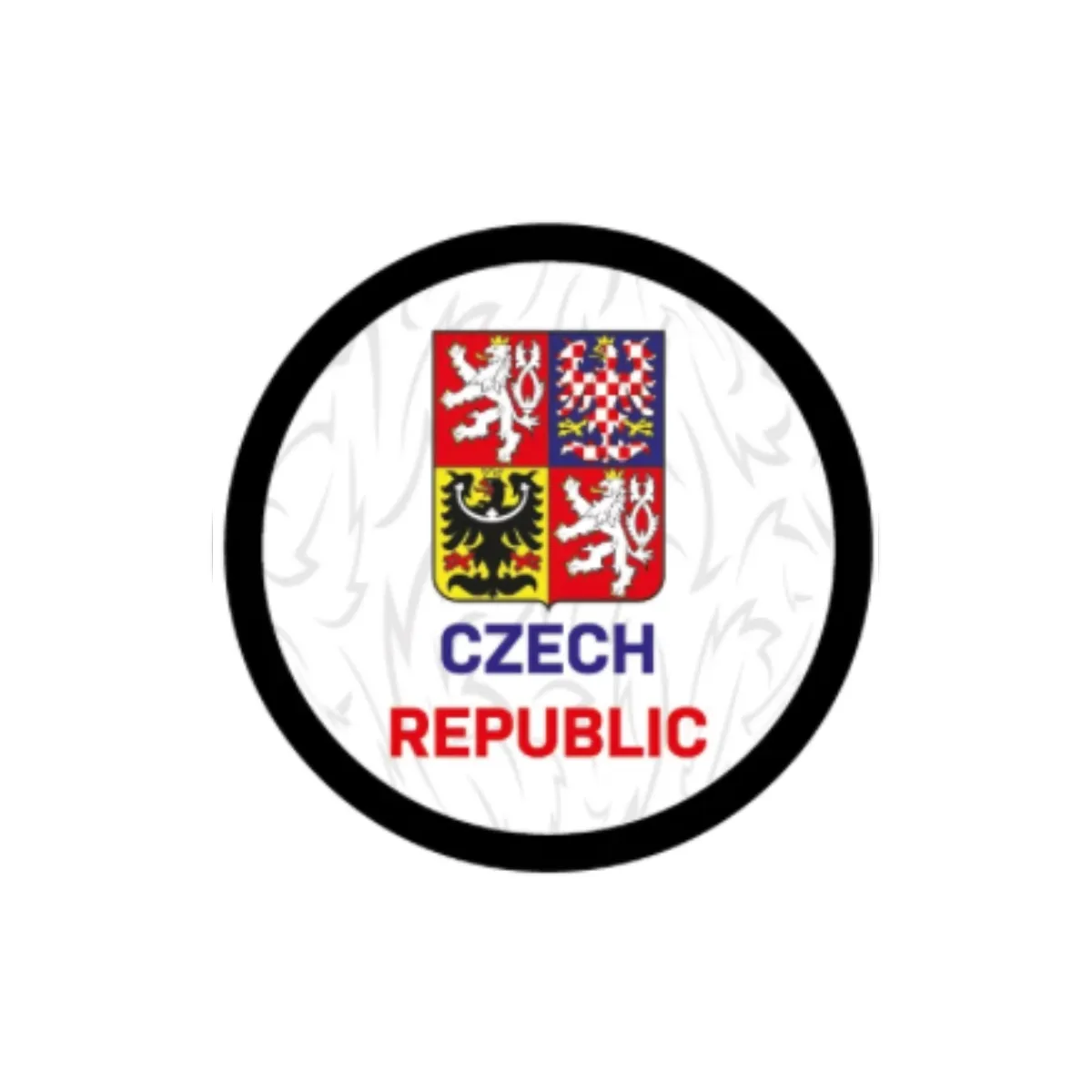 Puk s českým štátnym znakom