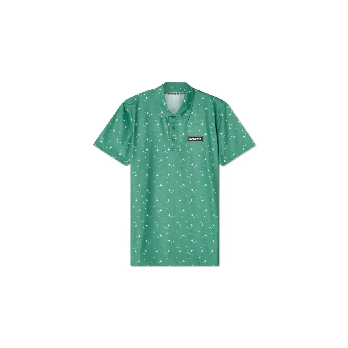 Tričko CCM Golf Polo Print