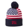 Beanie CCM Flag Team USA Pom Knit