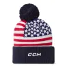 Zimná čiapka s brmbolcom CCM Flag Team USA